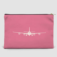 Thumbnail for Airbus A340 Silhouette Designed Zipper Pouch