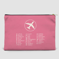 Thumbnail for Aviation Alphabet 2 Designed Zipper Pouch