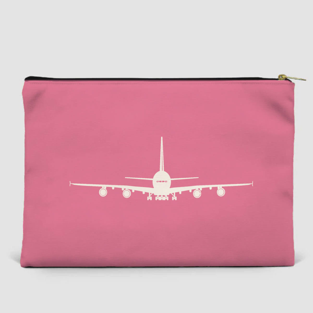 Airbus A380 Silhouette Designed Zipper Pouch