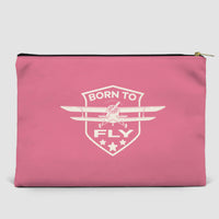 Thumbnail for Born To Fly Designed Designed Zipper Pouch