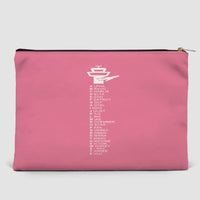 Thumbnail for Aviation Alphabet Designed Zipper Pouch