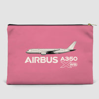 Thumbnail for The Airbus A350 WXB Designed Zipper Pouch