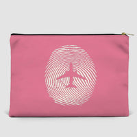 Thumbnail for Aviation Finger Print Designed Zipper Pouch