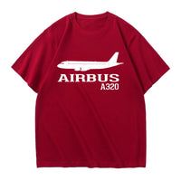 Thumbnail for Airbus A320 Printed Designed Relax Fit T-Shirts