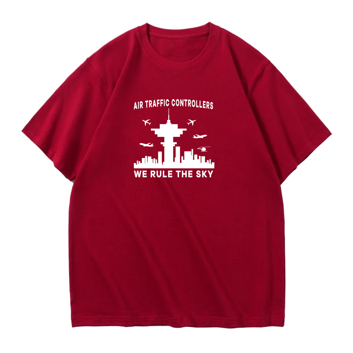 Air Traffic Controllers - We Rule The Sky Designed Relax Fit T-Shirts