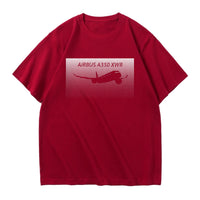 Thumbnail for Airbus A350XWB & Dots Designed Relax Fit T-Shirts