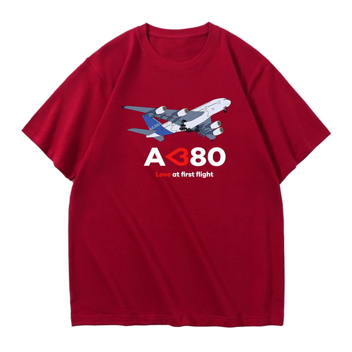 Airbus A380 Love at first flight Designed Relax Fit T-Shirts