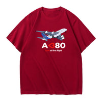 Thumbnail for Airbus A380 Love at first flight Designed Relax Fit T-Shirts