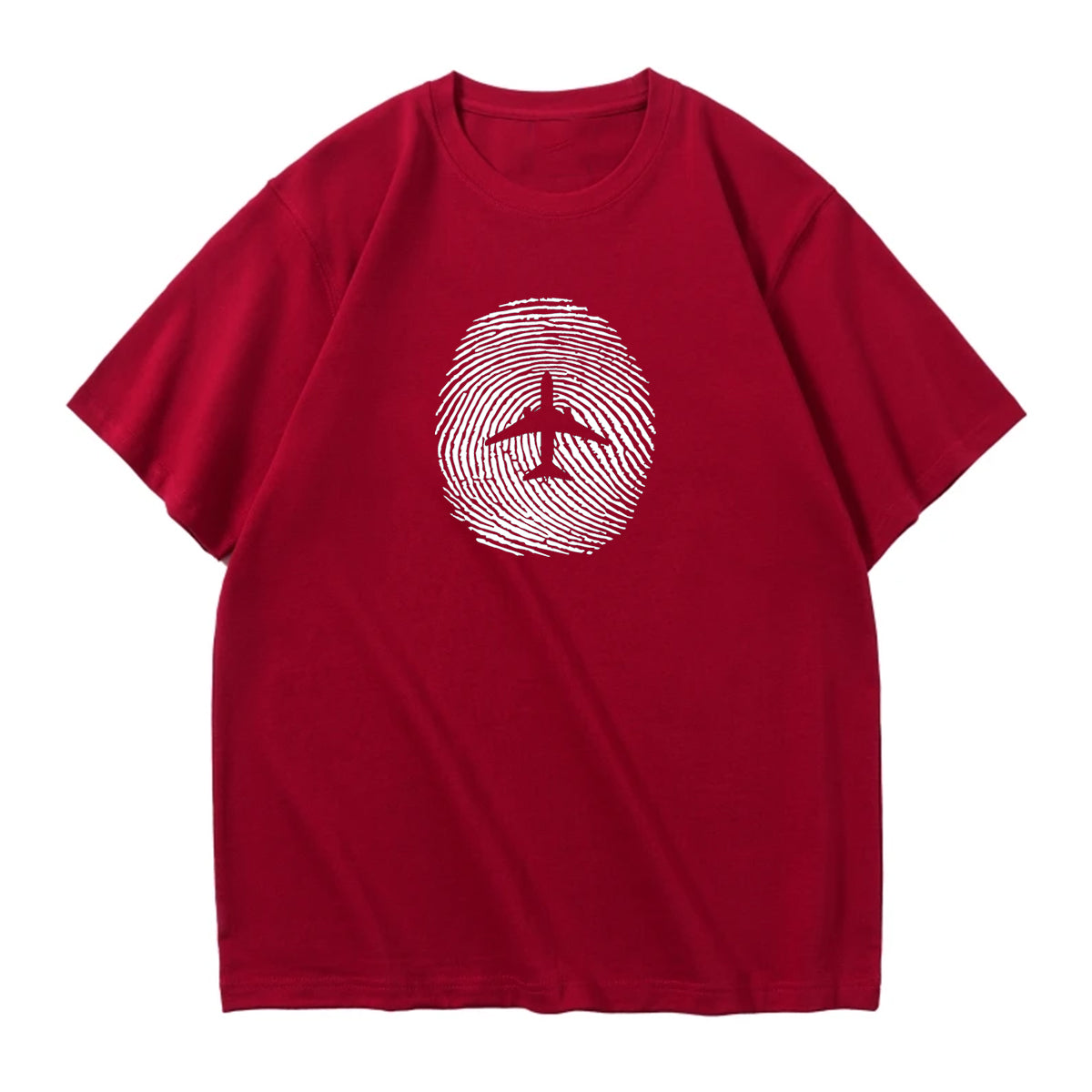 Aviation Finger Print Designed Relax Fit T-Shirts