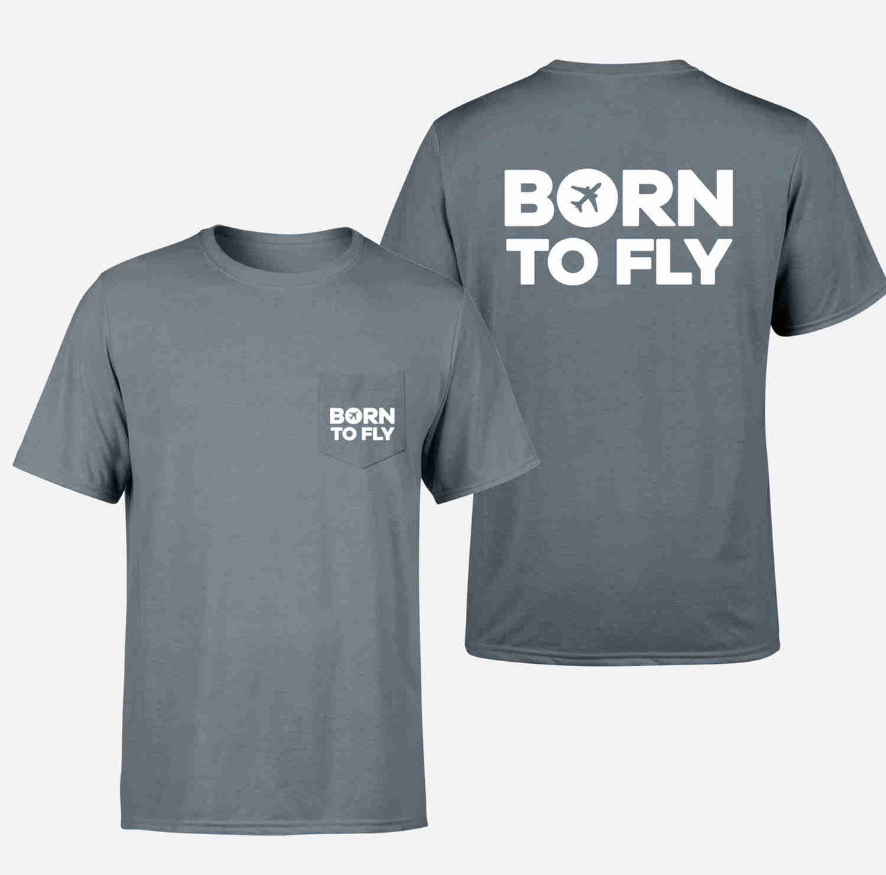 Born To Fly Special Designed Pocket T-Shirts