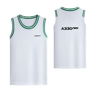 Thumbnail for A330neo & Text Designed Basketball Style Sports Tank Tops