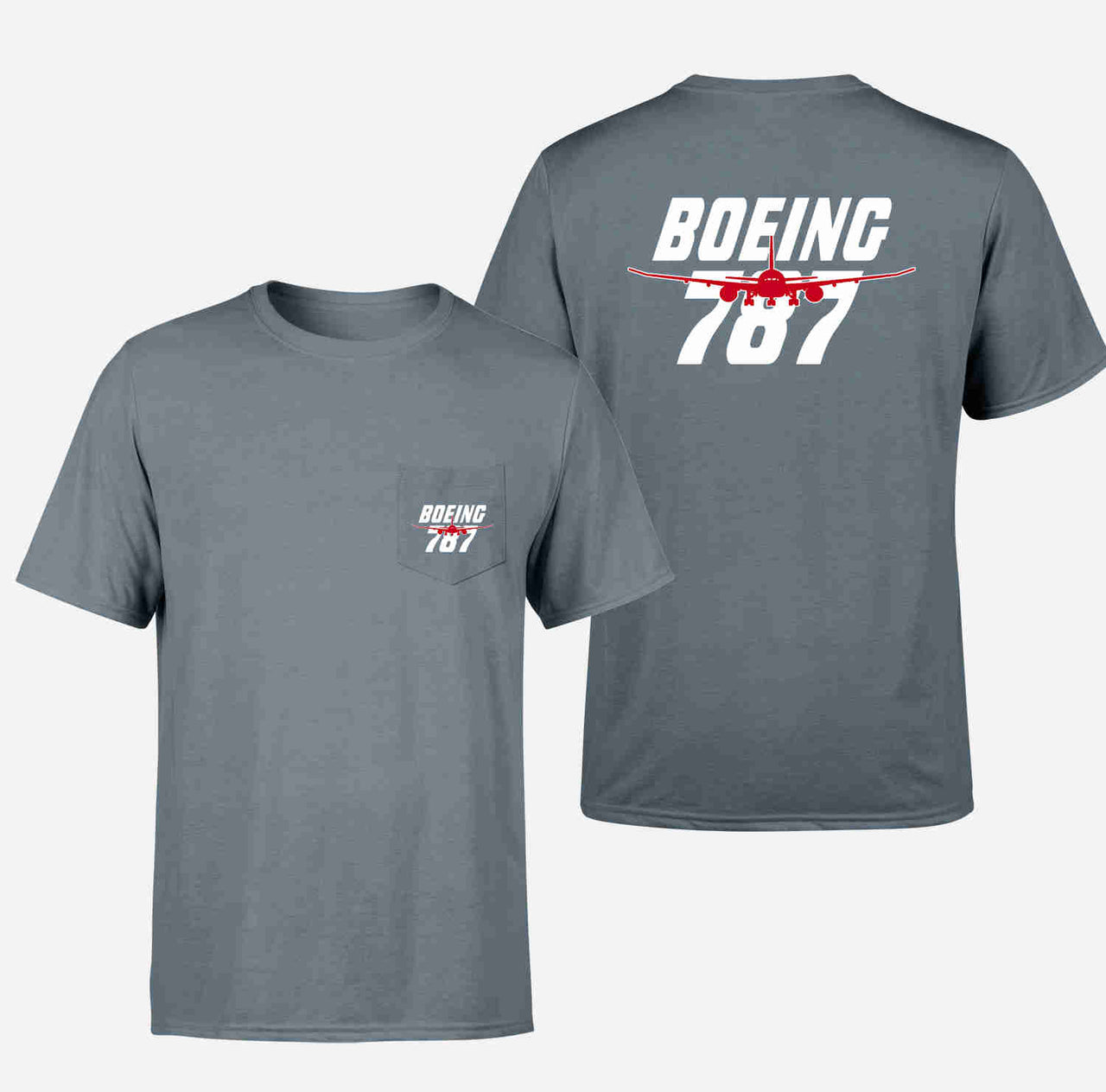 Amazing Boeing 787 Designed Pocket T-Shirts