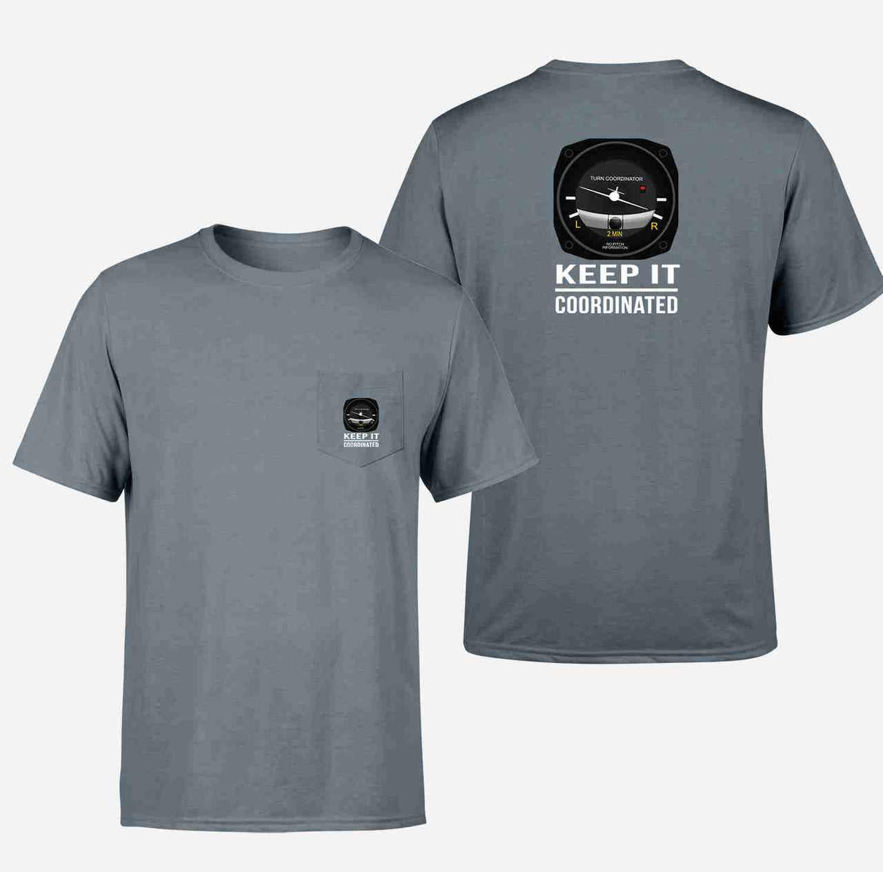 Keep It Coordinated Designed Pocket T-Shirts