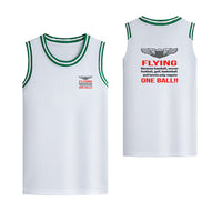 Thumbnail for Flying One Ball Designed Basketball Style Sports Tank Tops