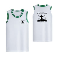 Thumbnail for Air Traffic Controllers - We Rule The Sky Designed Basketball Style Sports Tank Tops