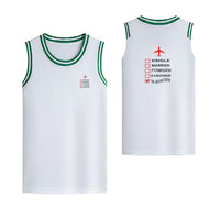 Thumbnail for In Aviation Designed Basketball Style Sports Tank Tops