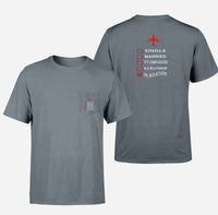 Thumbnail for In Aviation Designed Pocket T-Shirts