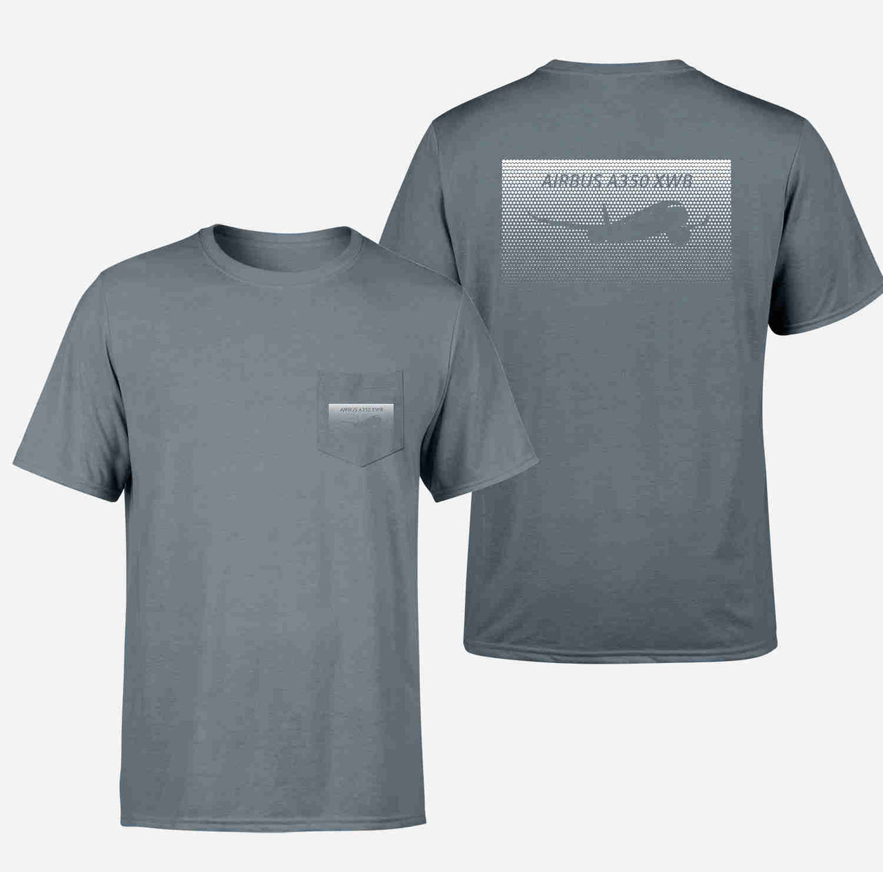 Airbus A350XWB & Dots Designed Pocket T-Shirts