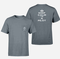 Thumbnail for Keep Calm I'm a Pilot Designed Pocket T-Shirts