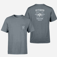 Thumbnail for Jet Fighter - The Sky is Yours Designed Pocket T-Shirts