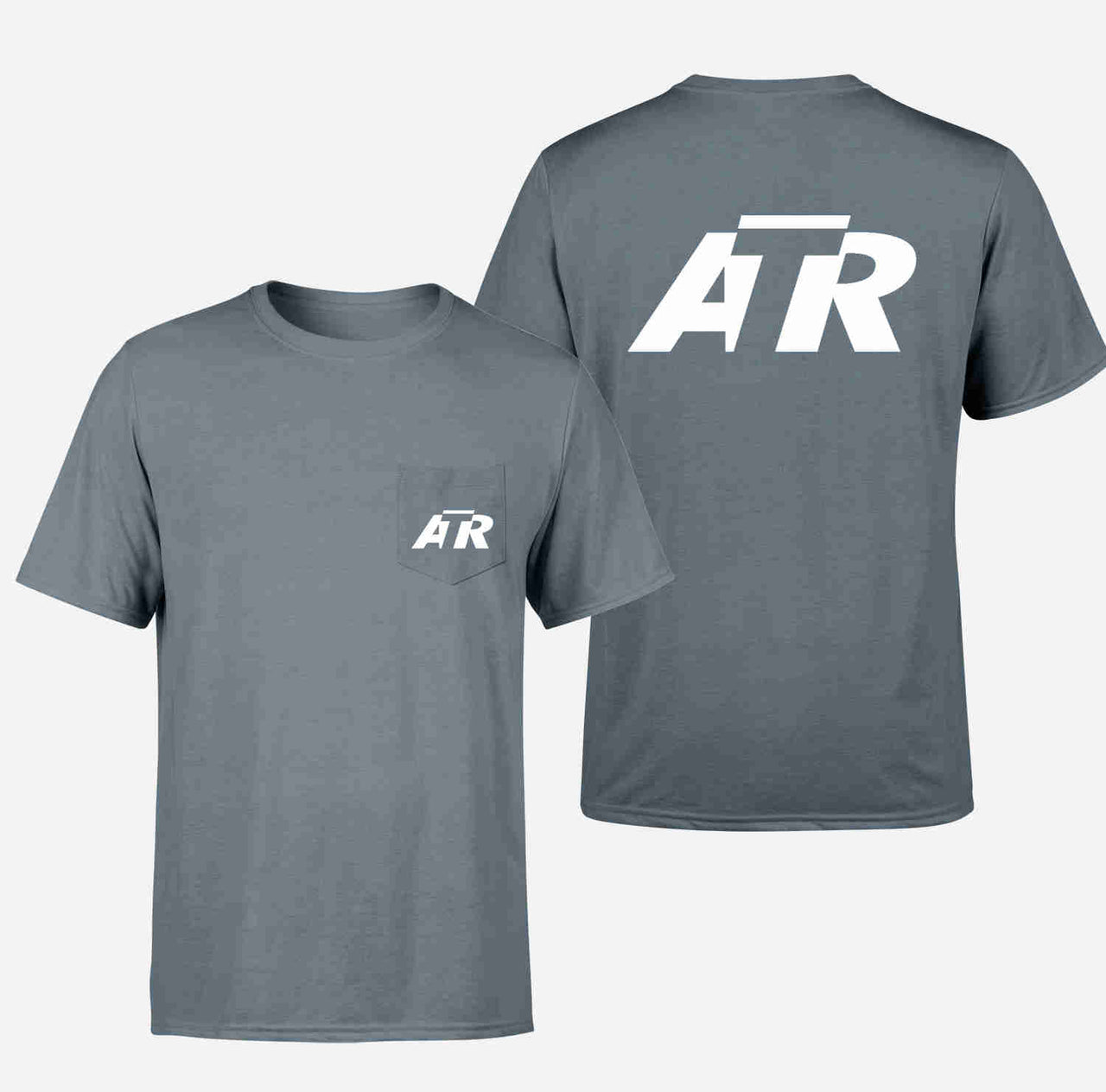 ATR & Text Designed Pocket T-Shirts