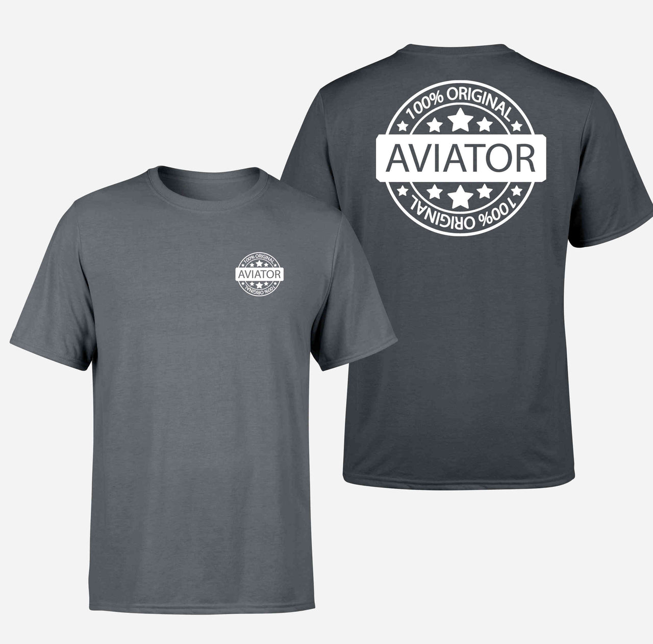 100 Original Aviator Designed Double-Side T-Shirts