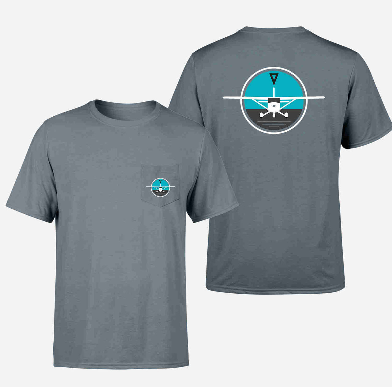 Cessna & Gyro Designed Pocket T-Shirts