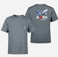 Thumbnail for Airbus A380 Love at first flight Designed Pocket T-Shirts