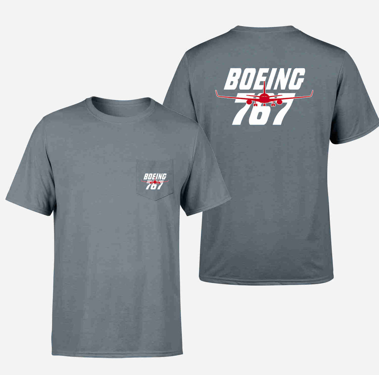 Amazing Boeing 767 Designed Pocket T-Shirts