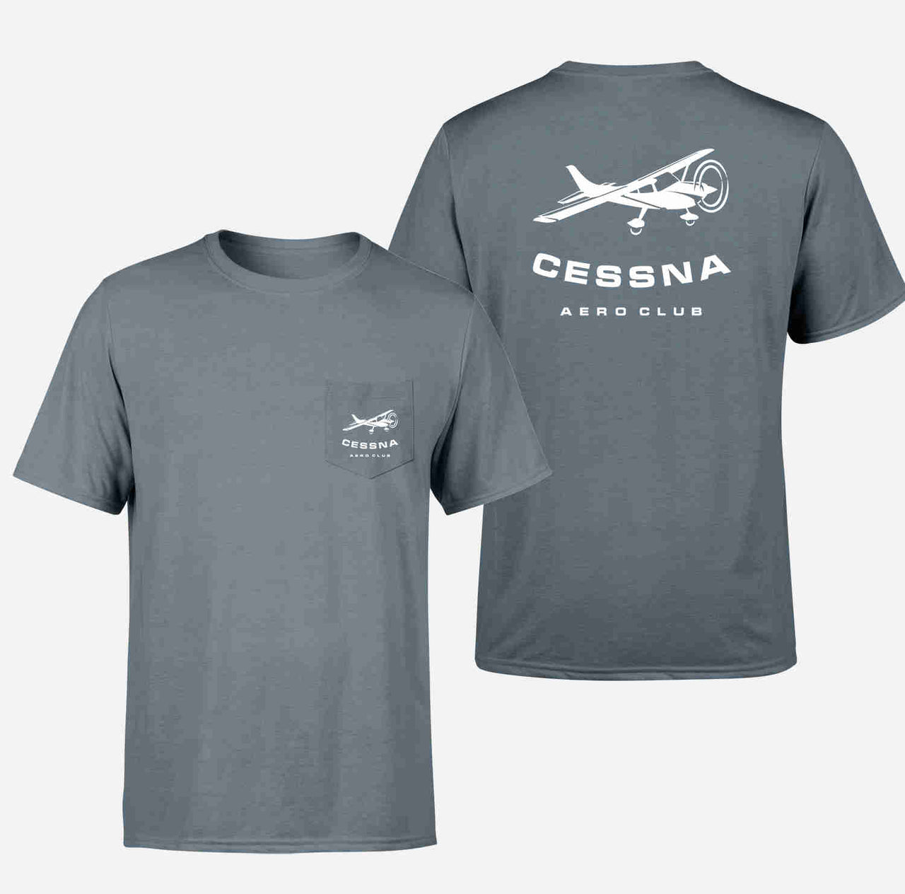 Cessna Aeroclub Designed Pocket T-Shirts