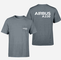 Thumbnail for Airbus A330 & Text Designed Pocket T-Shirts