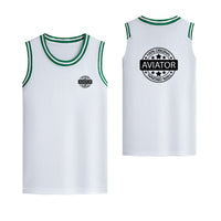 Thumbnail for %100 Original Aviator Designed Basketball Style Sports Tank Tops