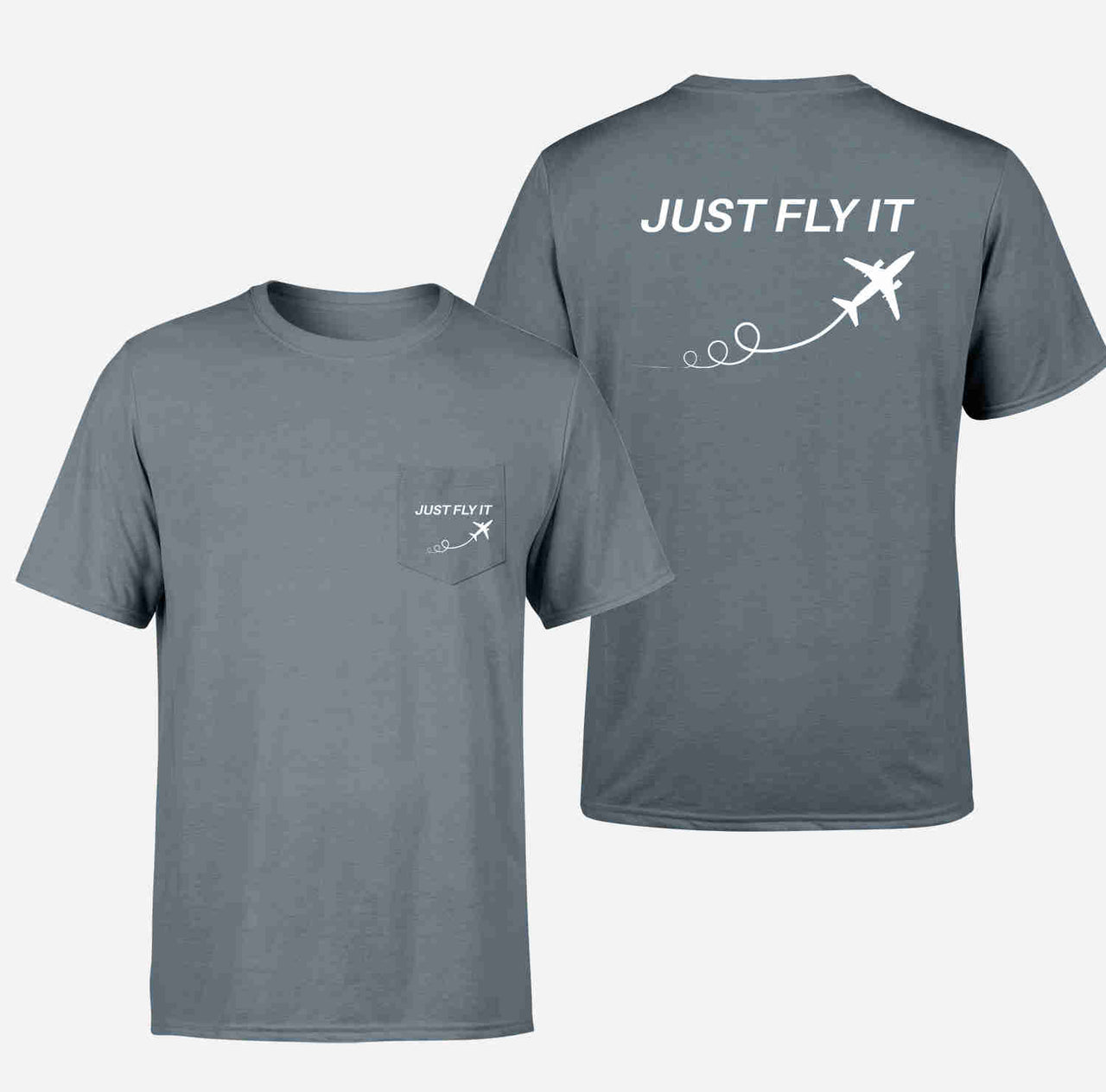 Just Fly It Designed Pocket T-Shirts