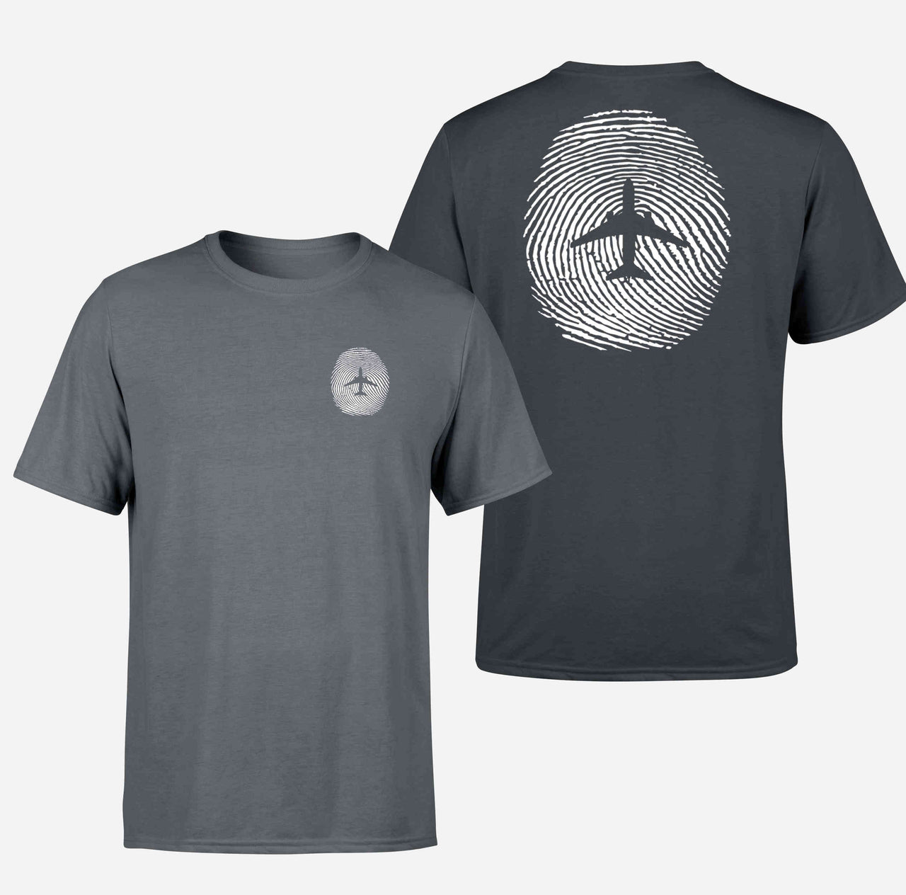 Aviation Finger Print Double-Side T-Shirts