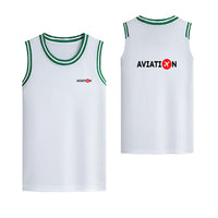 Thumbnail for Aviation Designed Basketball Style Sports Tank Tops