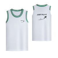 Thumbnail for Just Fly It Designed Basketball Style Sports Tank Tops