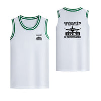 Thumbnail for Flying is Importanter Designed Basketball Style Sports Tank Tops