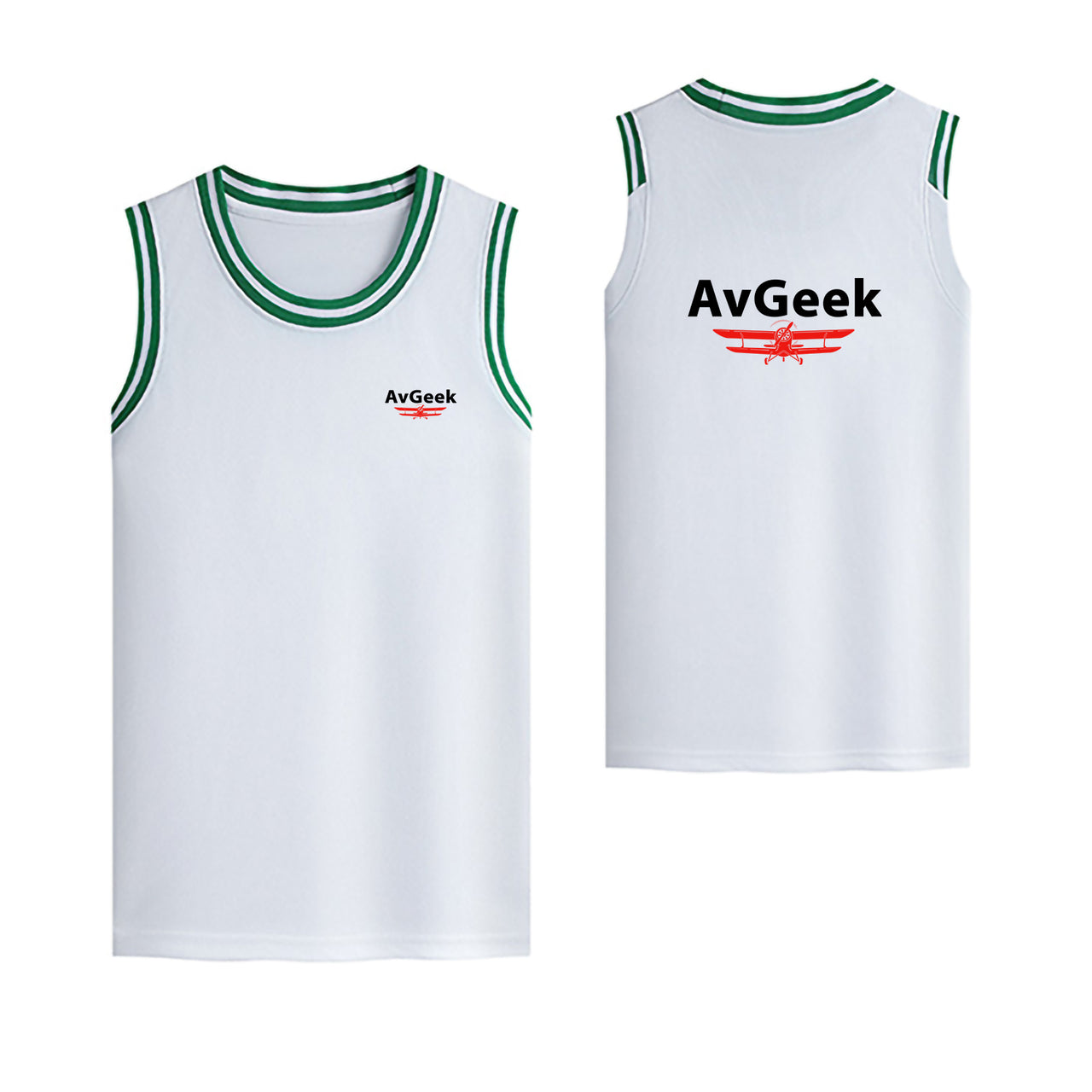 Avgeek Designed Basketball Style Sports Tank Tops