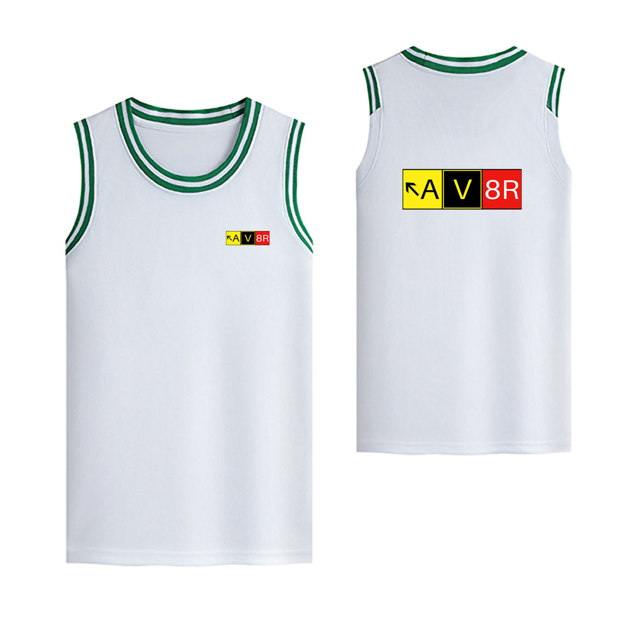 AV8R Designed Basketball Style Sports Tank Tops