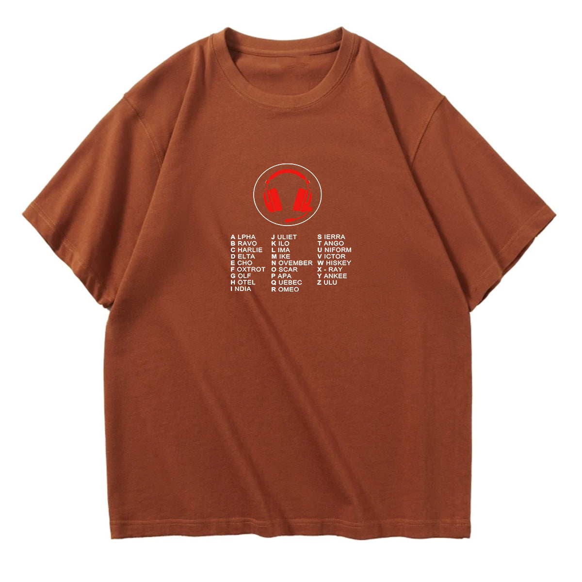 Aviation Alphabet 3 Designed Relax Fit T-Shirts