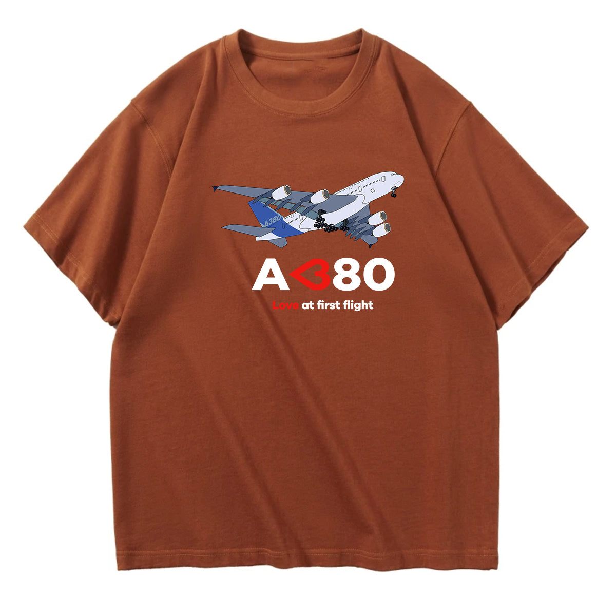 Airbus A380 Love at first flight Designed Relax Fit T-Shirts