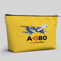 Thumbnail for Airbus A380 Love at first flight Designed Zipper Pouch