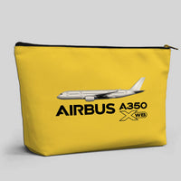 Thumbnail for The Airbus A350 WXB Designed Zipper Pouch