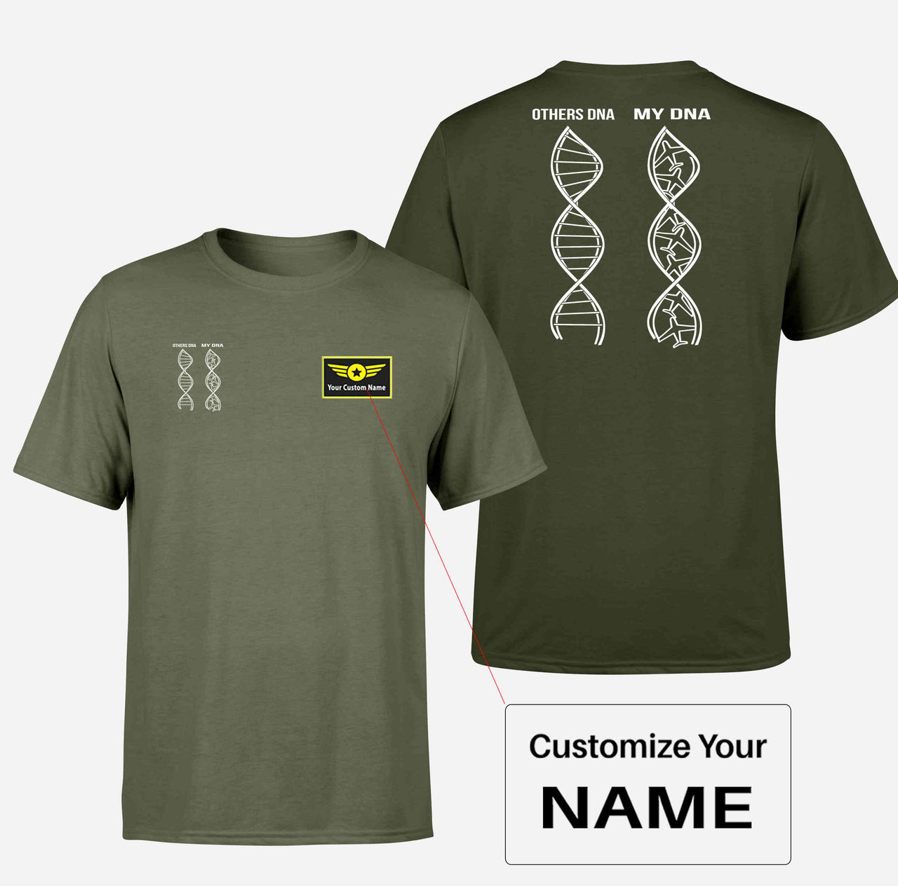 Aviation DNA Double-Side T-Shirts