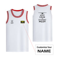 Thumbnail for Student Pilot Designed Basketball Style Sports Tank Tops