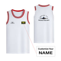 Thumbnail for Boeing 747 Queen of the Skies Designed Basketball Style Sports Tank Tops