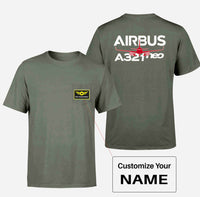 Thumbnail for Amazing Airbus A321neo Designed Pocket T-Shirts