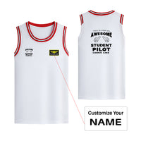 Thumbnail for Student Pilot Designed Basketball Style Sports Tank Tops