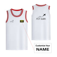 Thumbnail for Just Fly It & Fly Girl Designed Basketball Style Sports Tank Tops