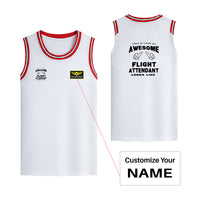 Thumbnail for Flight Attendant Designed Basketball Style Sports Tank Tops